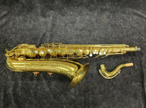 Vintage Pan American 60M Tenor Saxophone in Gold Lacquer Made by Conn, Serial #638547